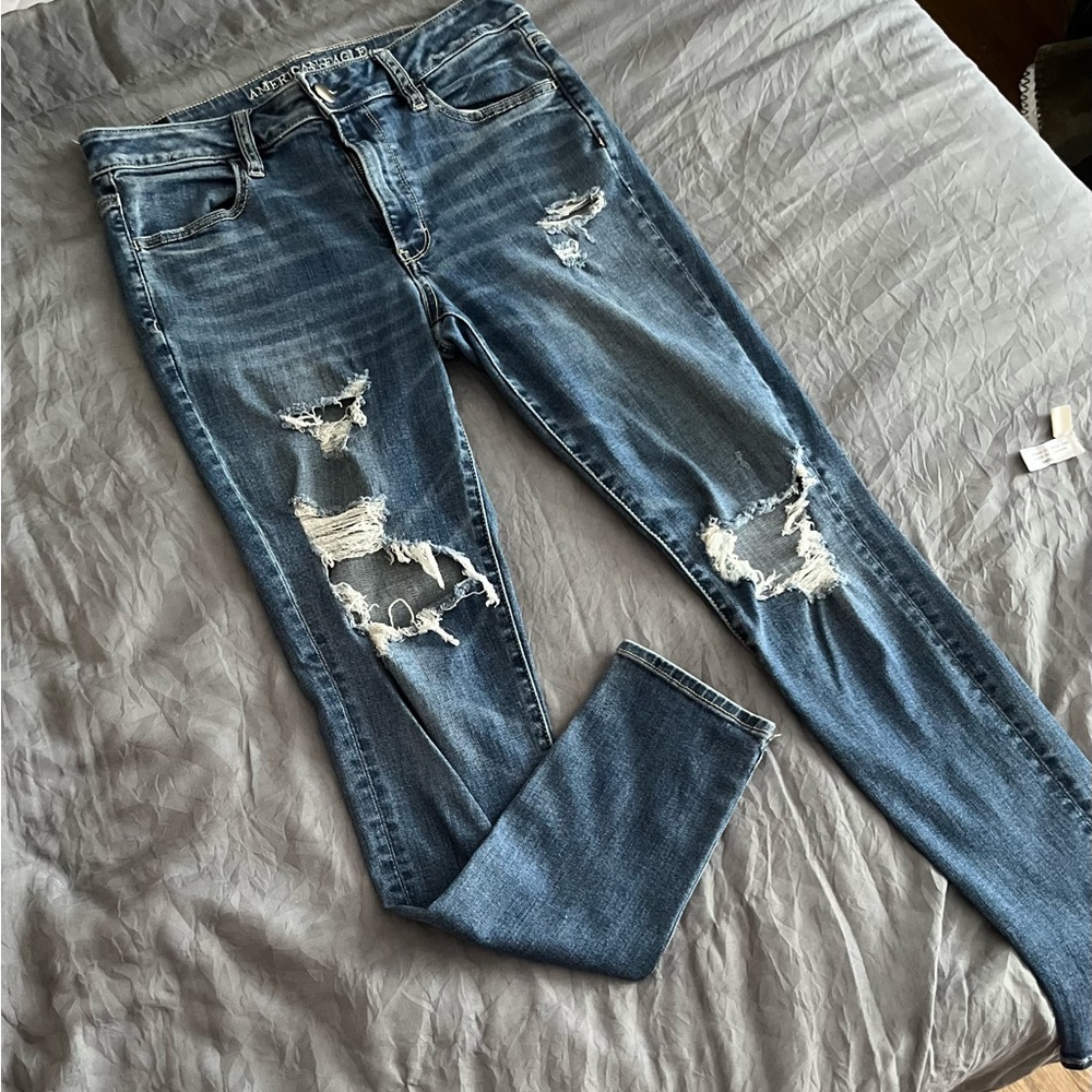 American Eagle Jeans 10 R - Picture 2 of 3